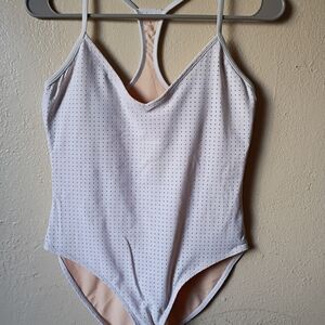 White Polka Dot One Piece
